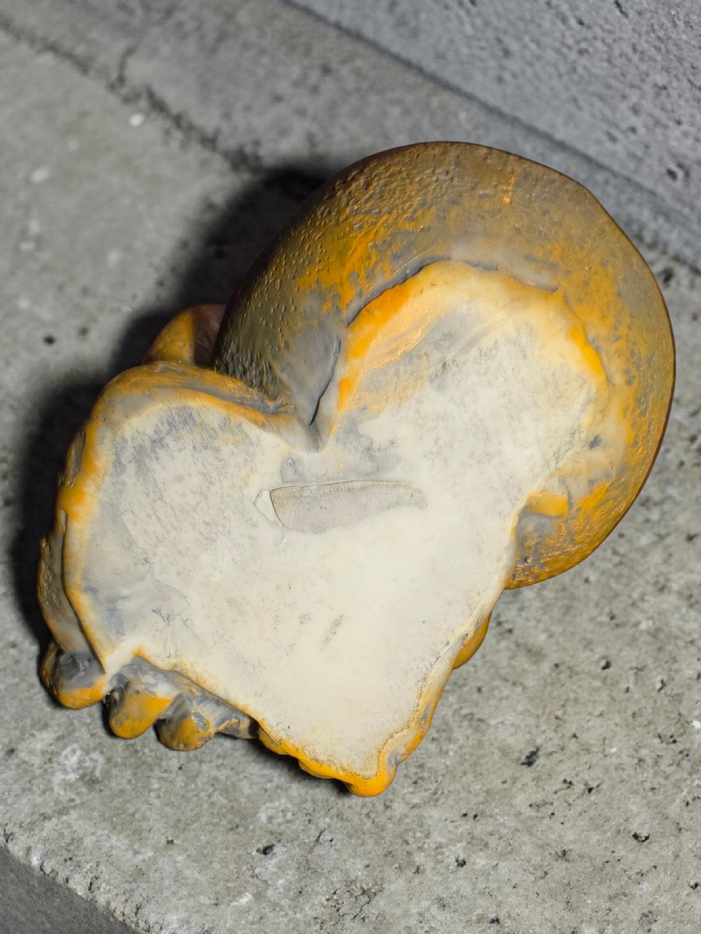 Whimsical Stone-Look Garden Troll Figurine in Rusty Orange and Gray - Picture 5 of 5